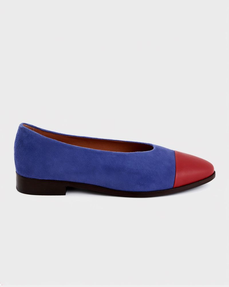 Sapatilha Gabi Roxo e Vermelho