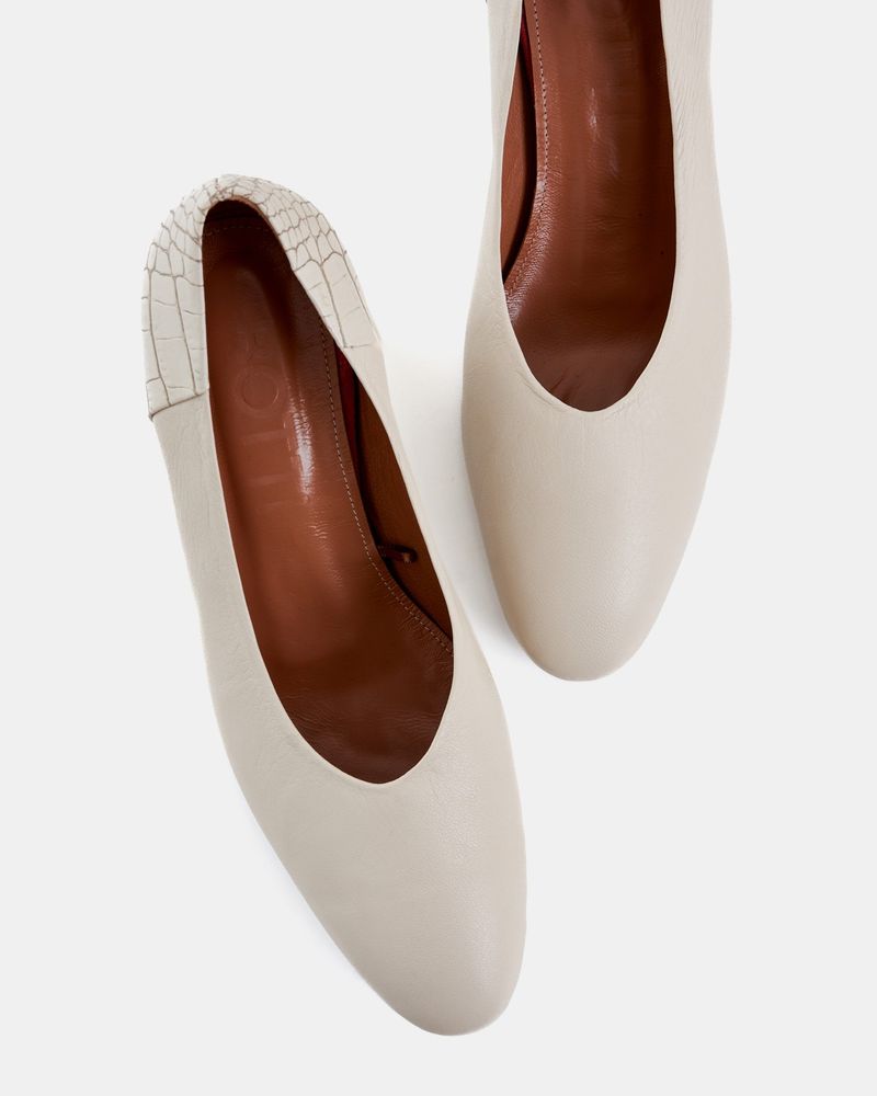Scarpin Gabrielle Off-white