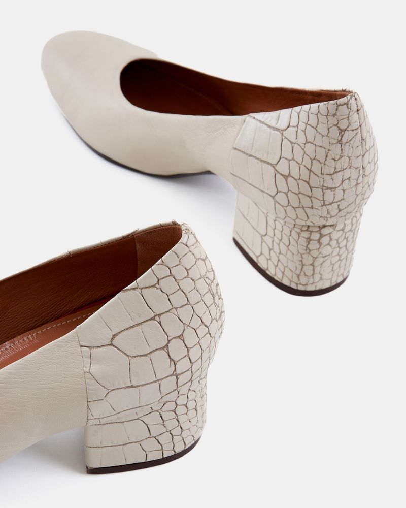 Scarpin Gabrielle Off-white