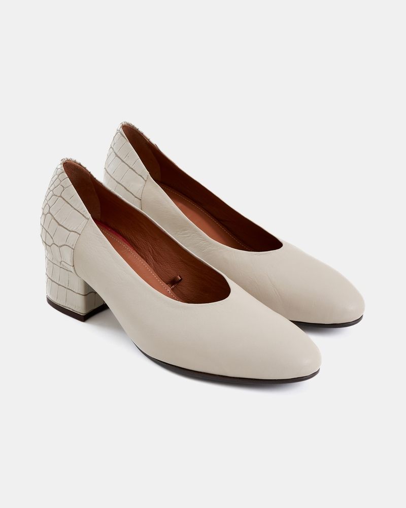 Scarpin Gabrielle Off-white