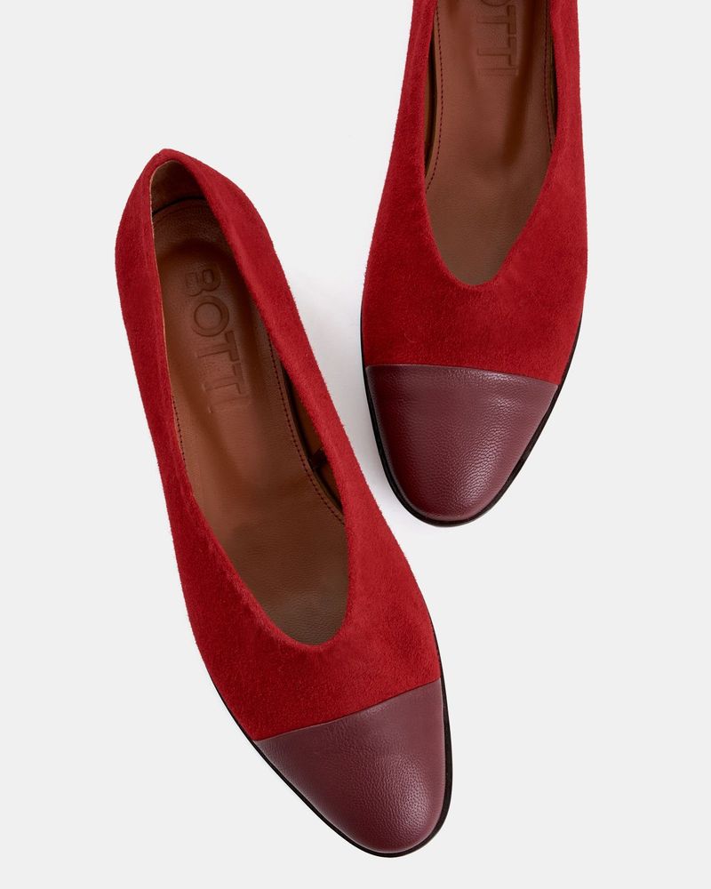 Sapatilha Gabi Vermelho e Vinho