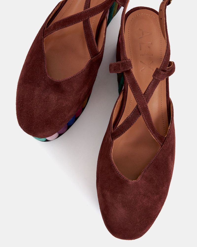 Sandália Salto Plataforma Caetana Multicolor