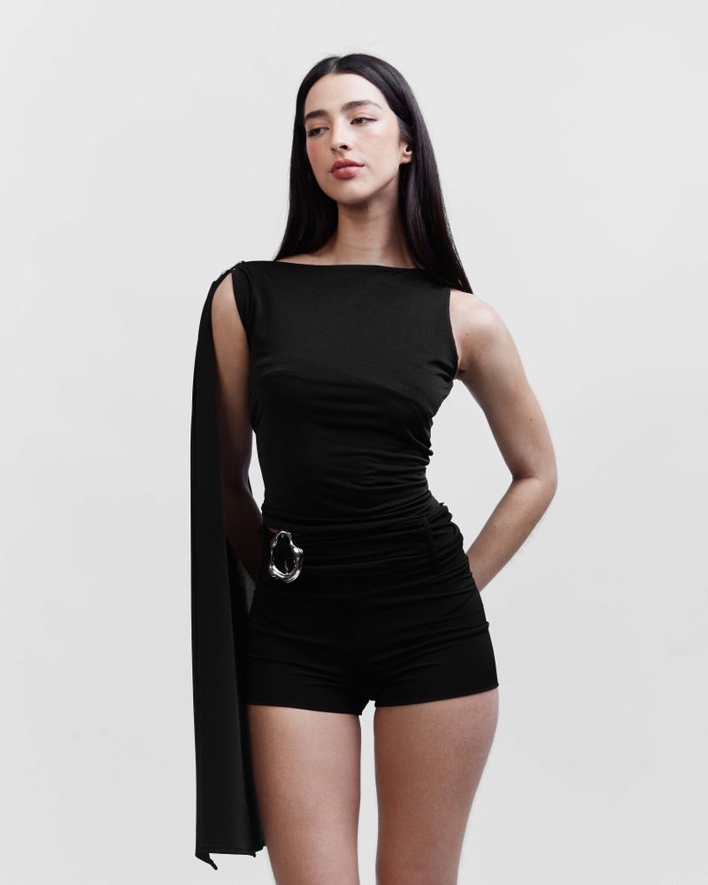 Floe top - Preto com metal prata