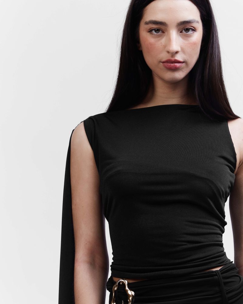 Floe top - Preto com metal prata