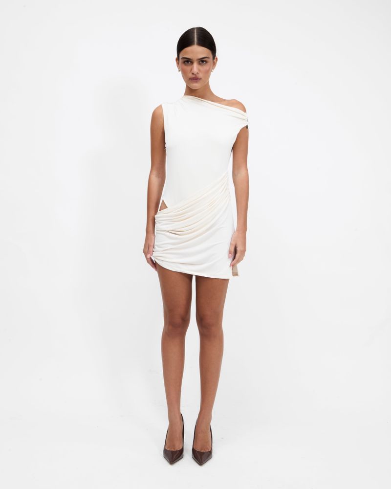 Ivy Dress - Marfin  co metal Dourado