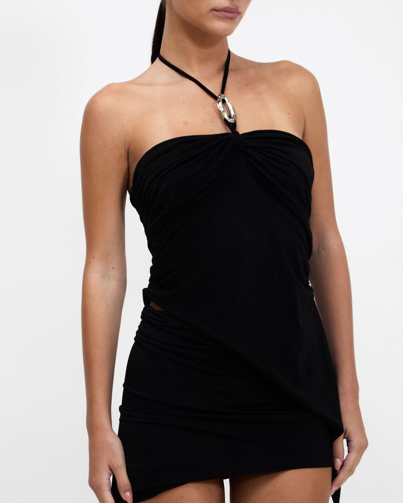 Top Pietra - Preto com prata