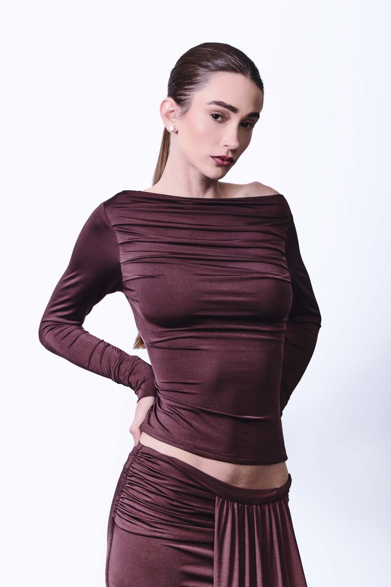 Lunette Top - Marrom