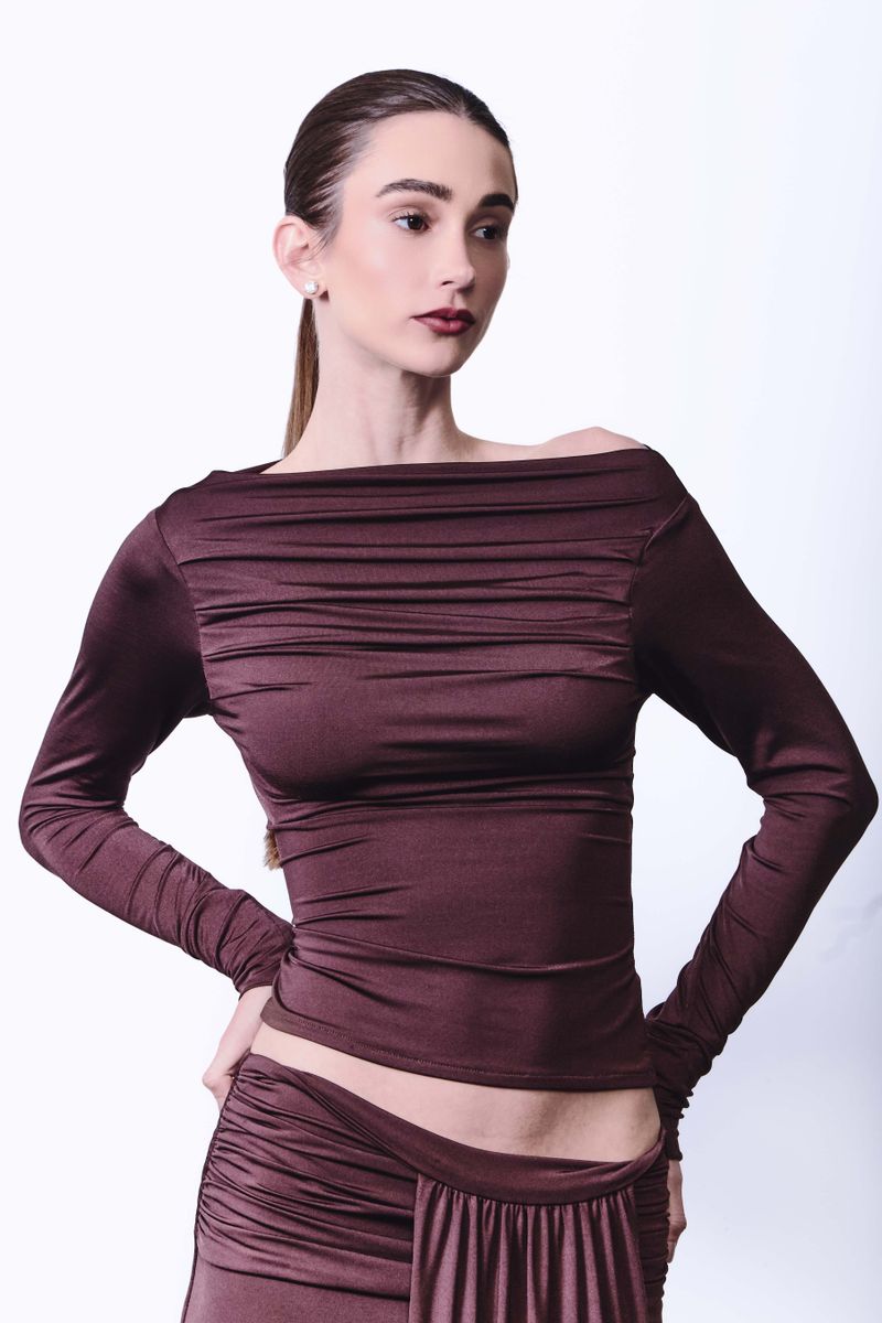 Lunette Top - Marrom