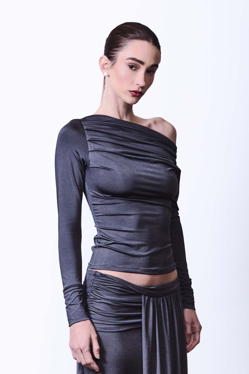 Lunette Top - Cinza