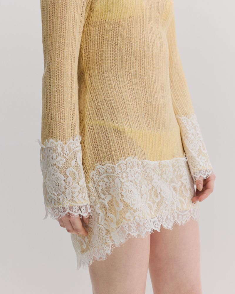 lilium Dress - Amarelo manteiga 