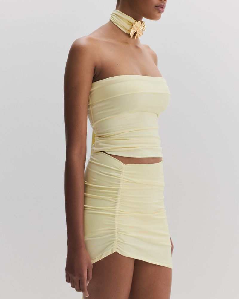 Buttercup top - Amarelo manteiga 