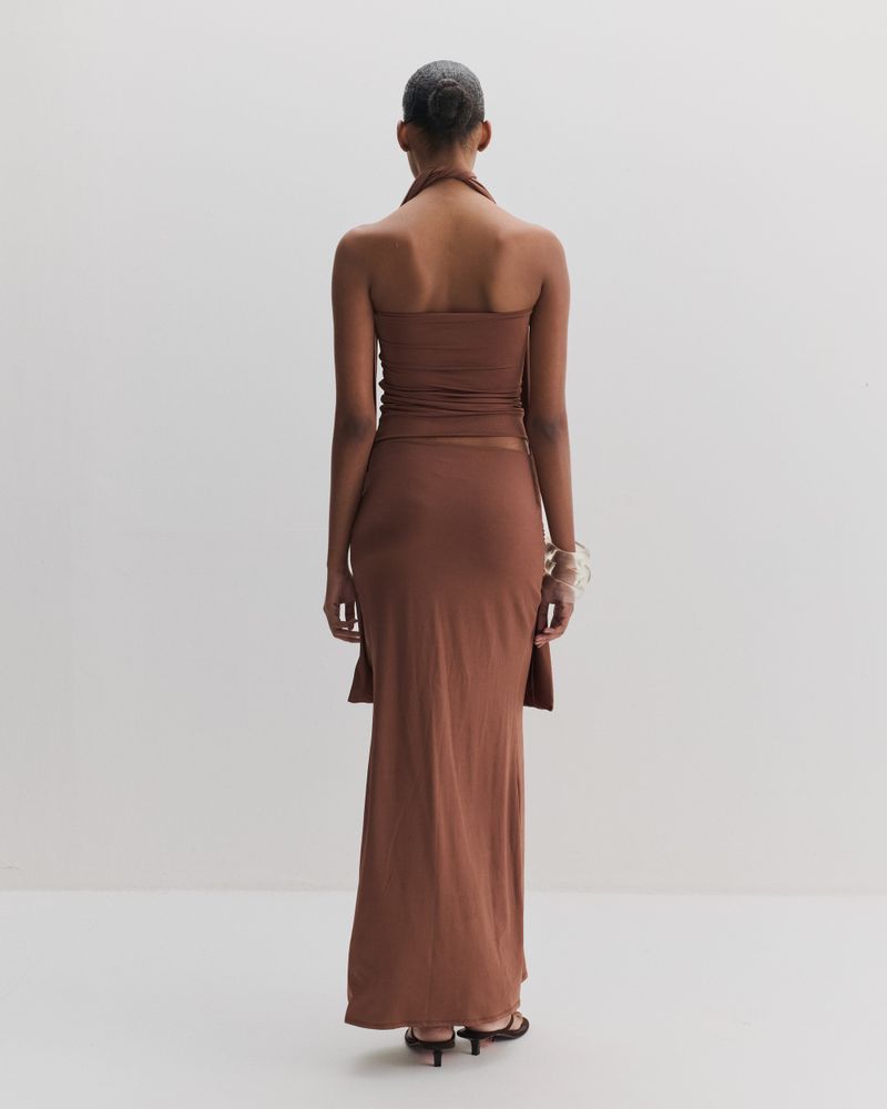 Gardênia Skirt - Marrom