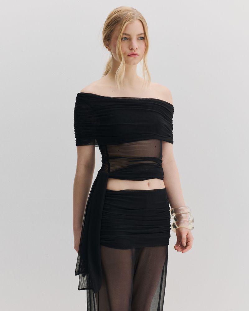 Dahlia Top - Preto