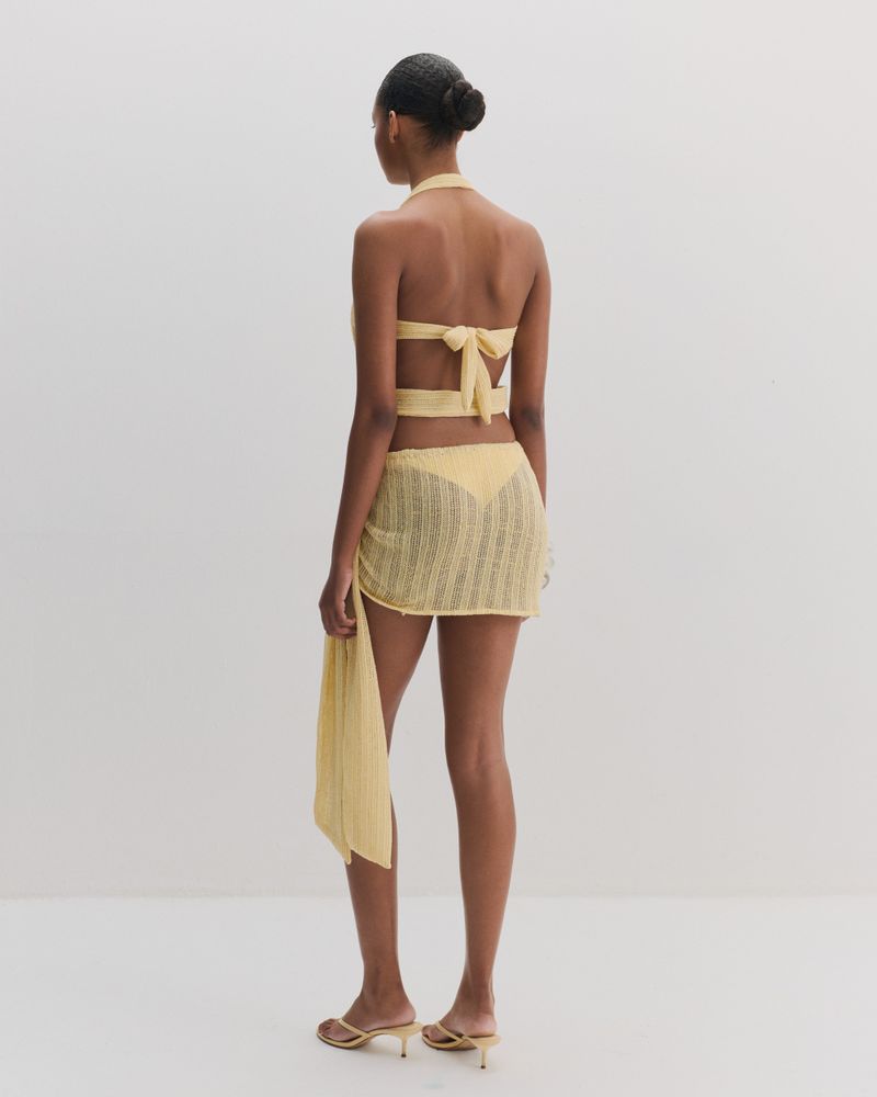 Jasmine Top - Amarelo manteiga 