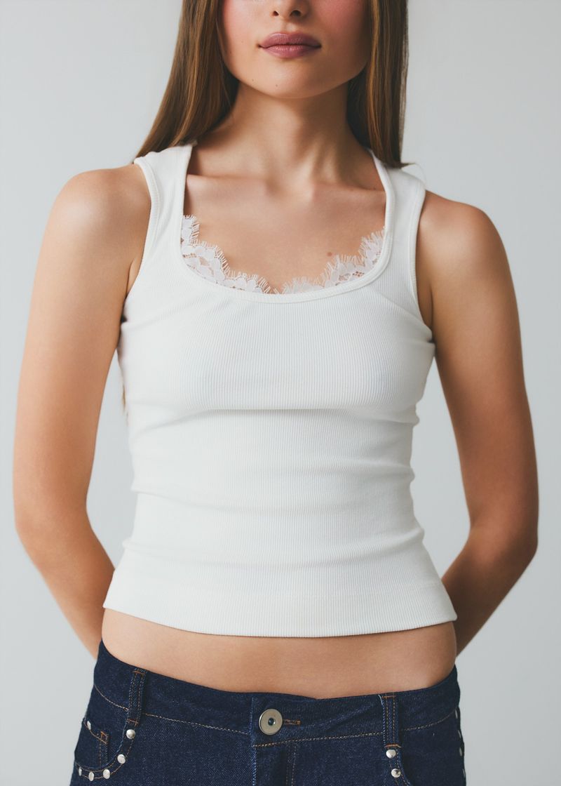 Veil Top  - Off white 