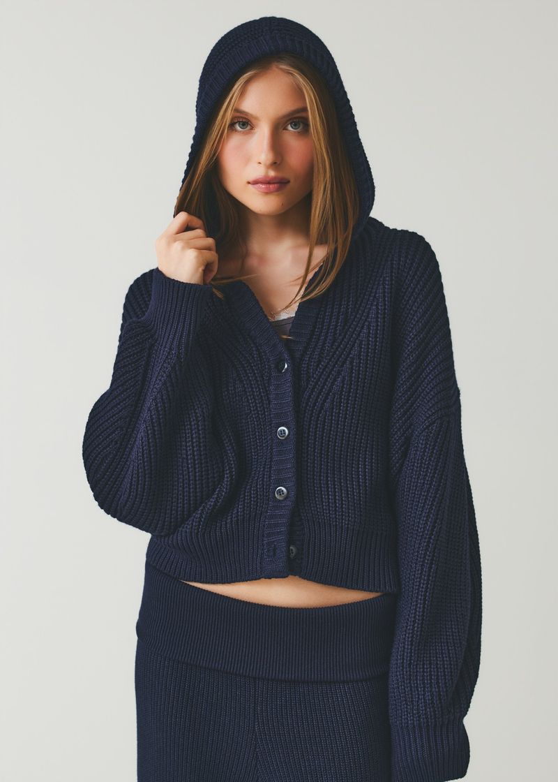 Oslo Knit Set -  Azul Marinho 