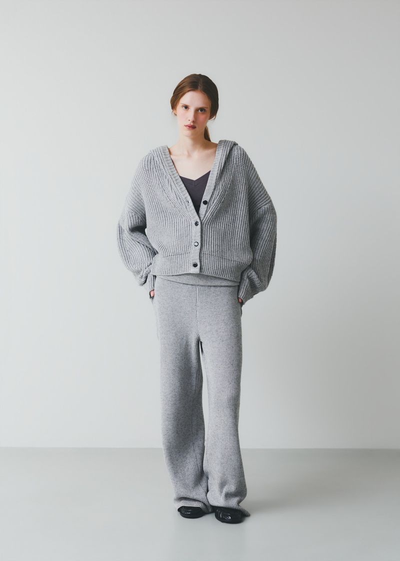 Oslo Knit pants -Cinza 