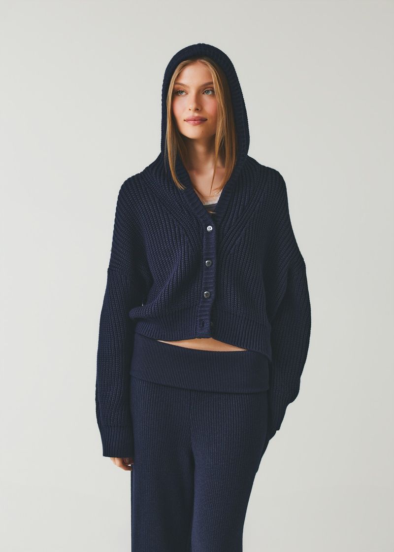 Oslo Knit pants-  Azul Marinho