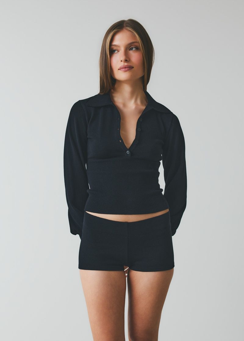 Saint Knit Set - Blusa Preta