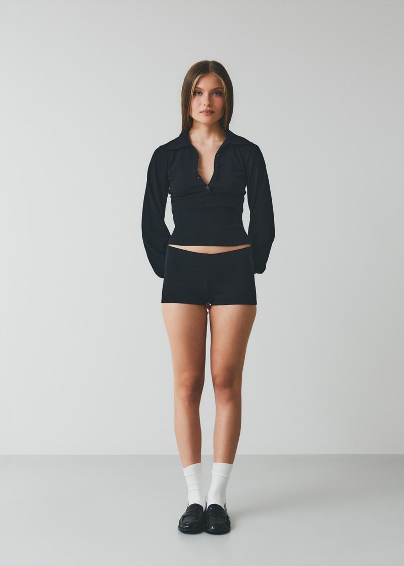 Saint Knit Set - Blusa Preta