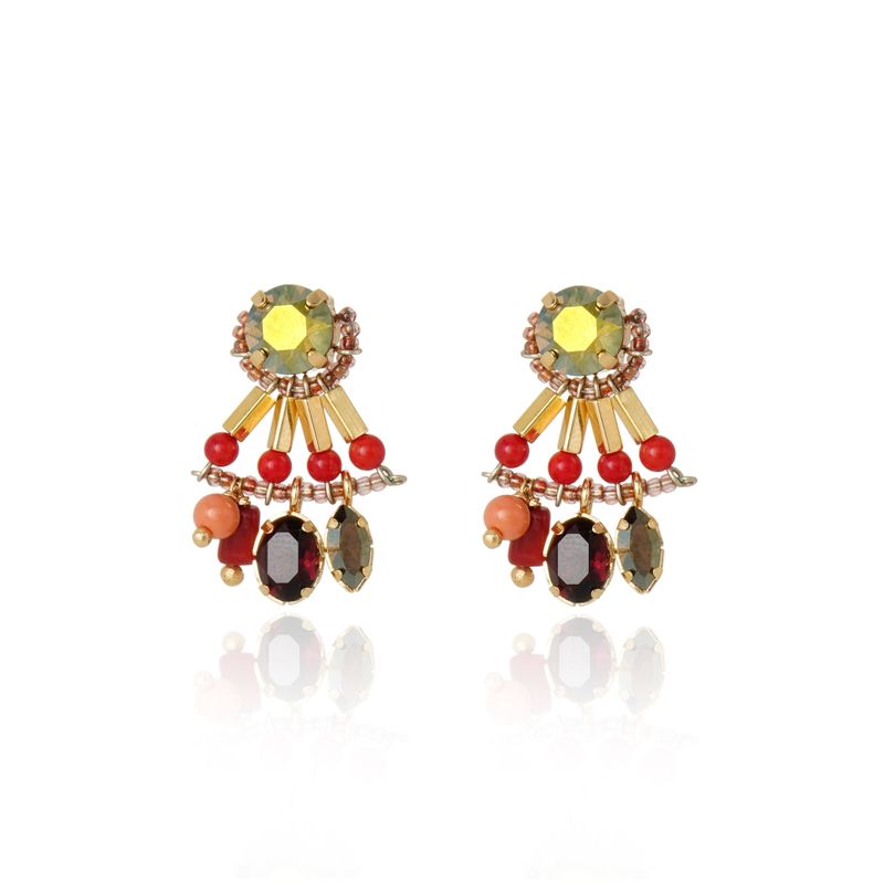 Brinco Amendoin Coral 