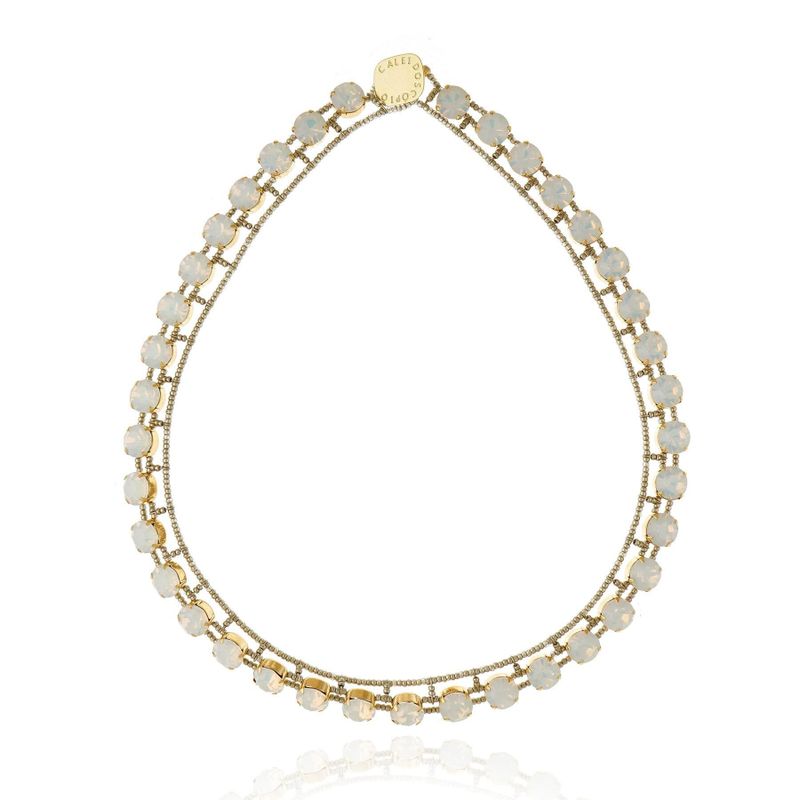 Colar Riviera White Opal