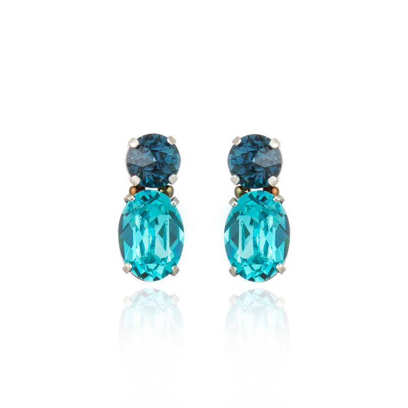 Brinco Joaninha Light Turquesa
