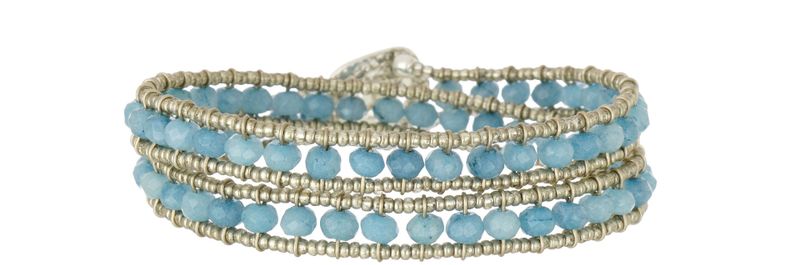 Pulseira 2 Voltas Azul Escuro