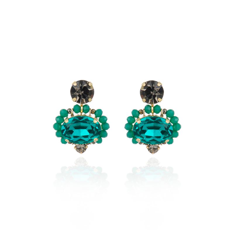 Brinco Pitanga Blue Zircon