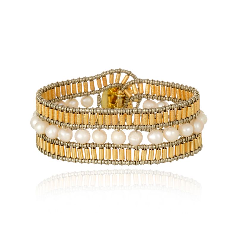 Pulseira Abrigo Pérolas