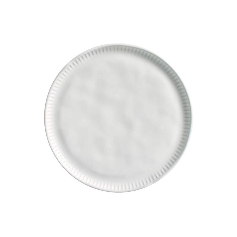 CJ 6 PRATOS DE SOBREMESA LINHAS NEW WHITE