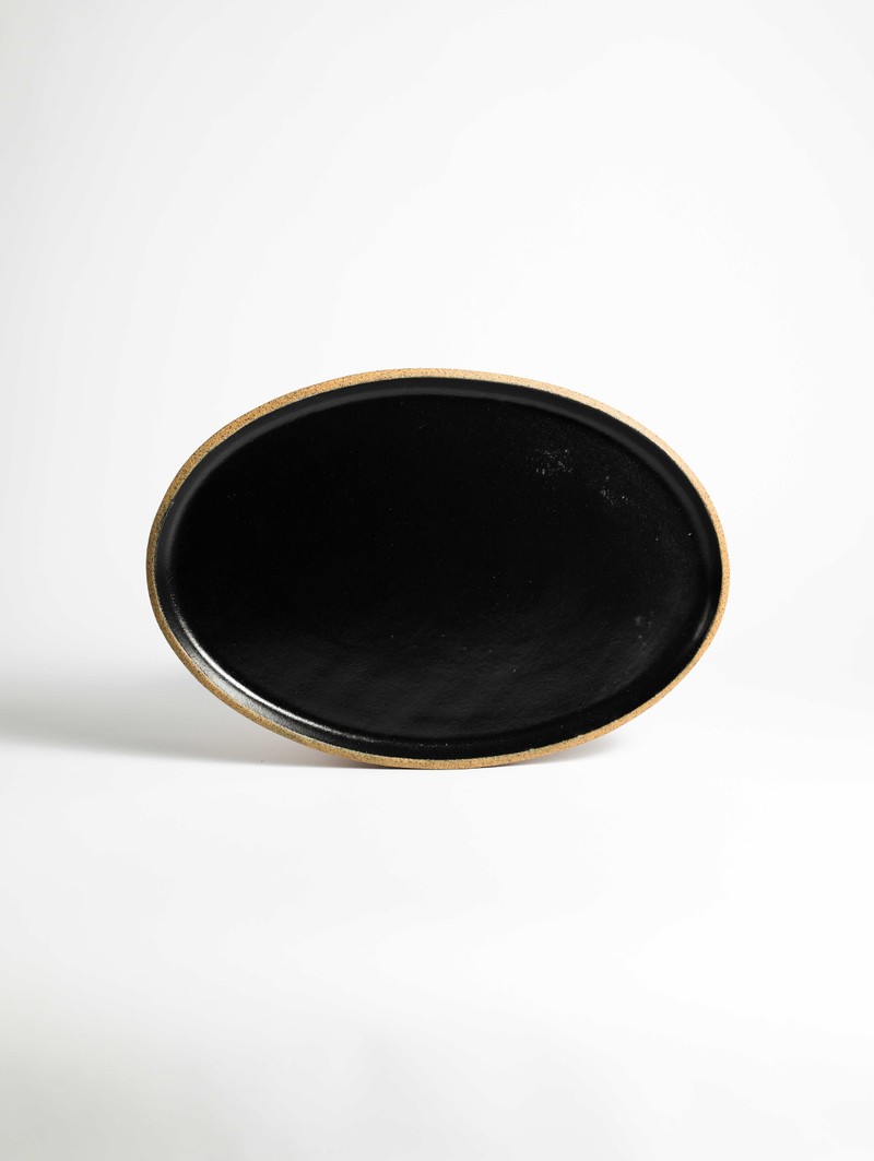 Prato Oval Organic - Nero 