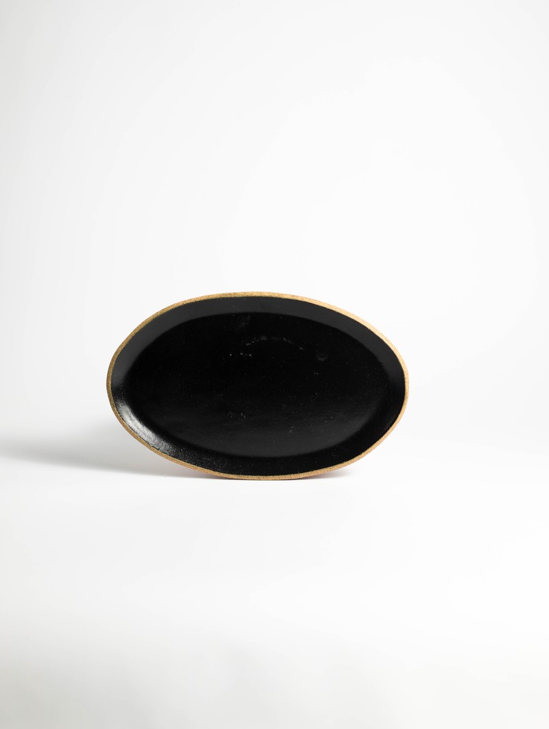 Prato Oval Organic - Nero 