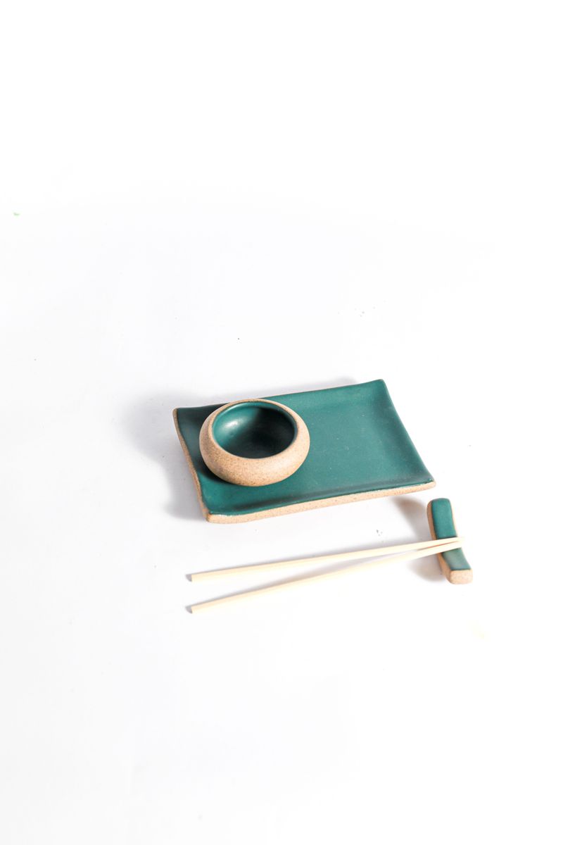 Set Sushi Pontas - Verde Amazônia