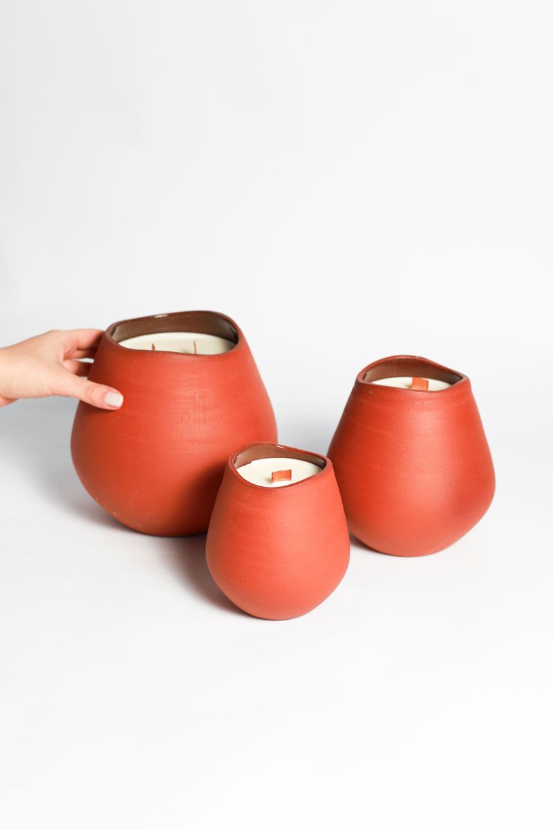 Vela Origem - Terracota