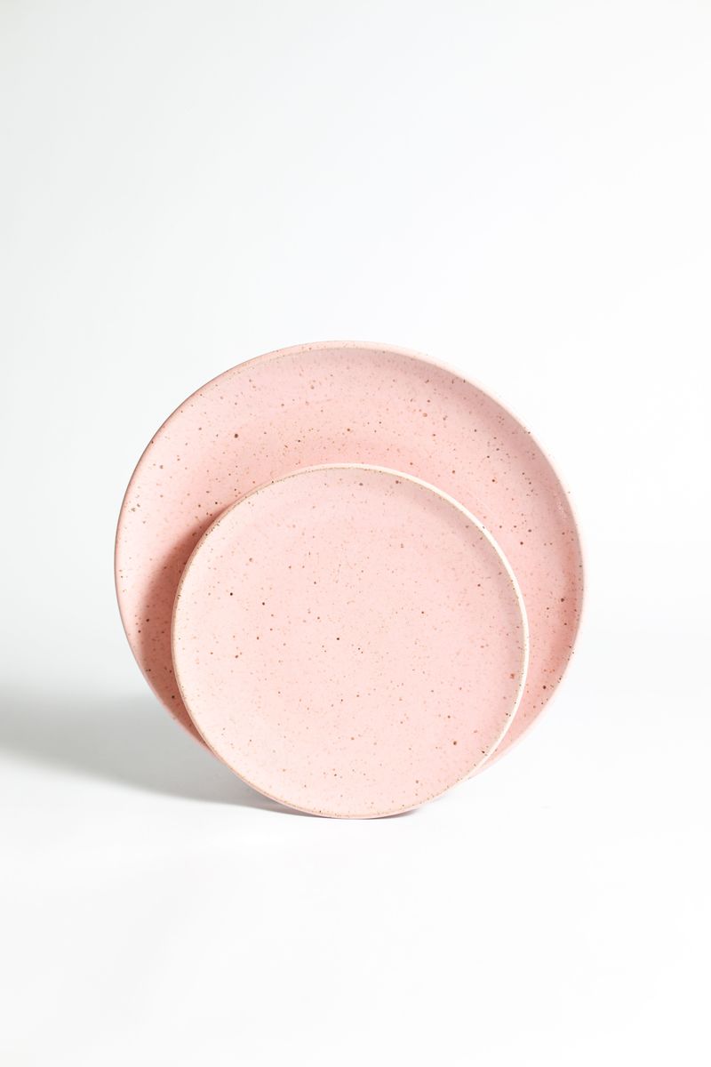 Prato Basic - Rosa Chá
