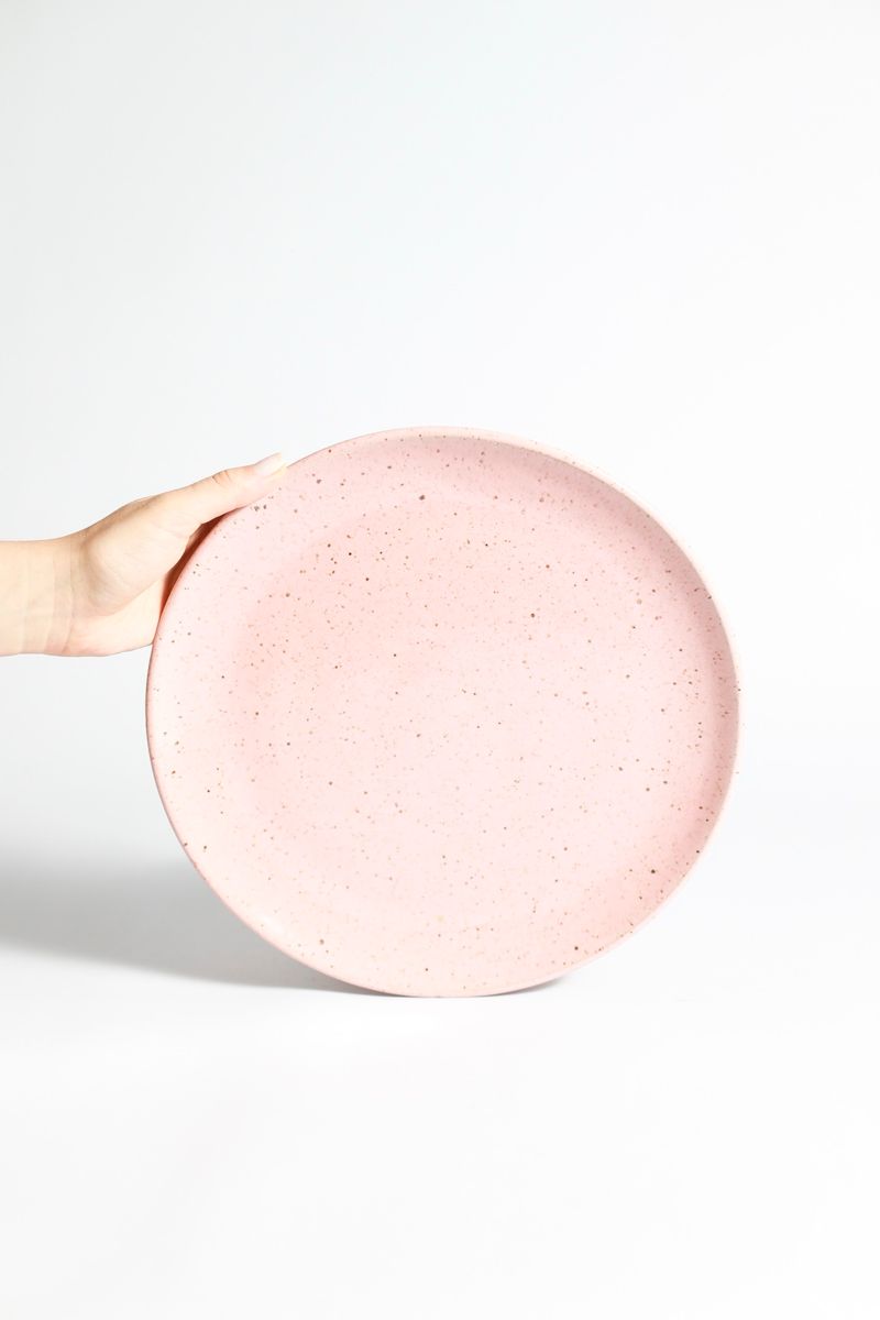 Prato Basic - Rosa Chá