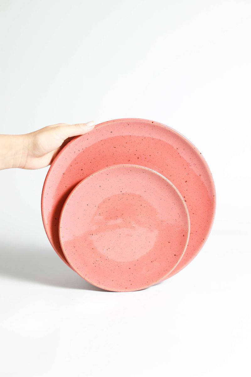 Prato Basic - Rosa Goiaba