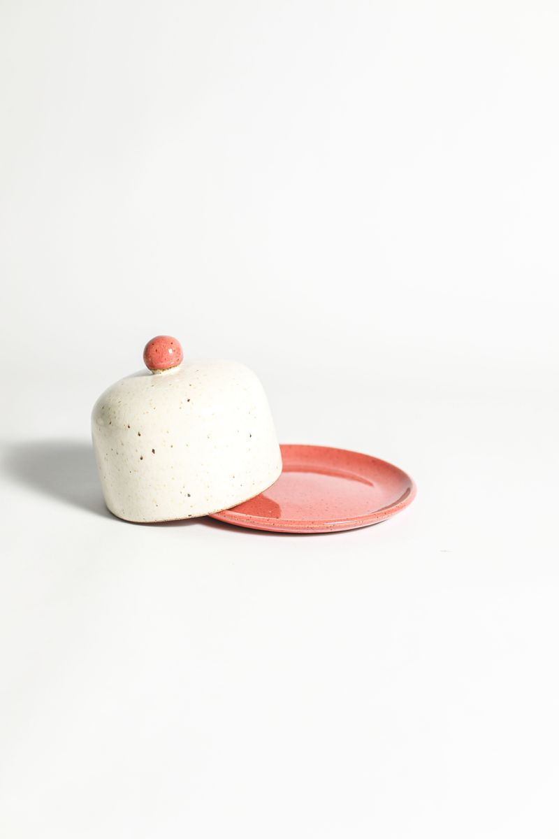 Mini Queijeira Dot - Rosa Goiaba