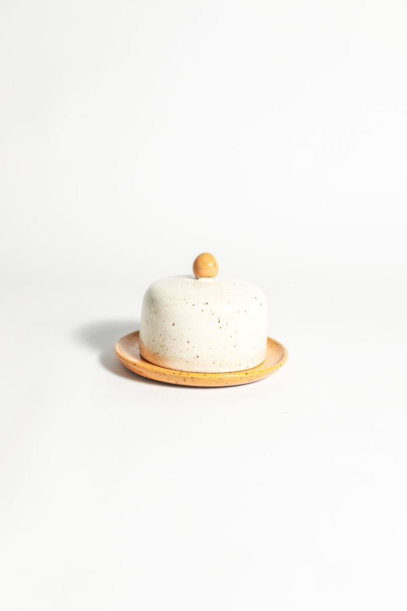 Mini Queijeira Dot - Amarelo Girassol