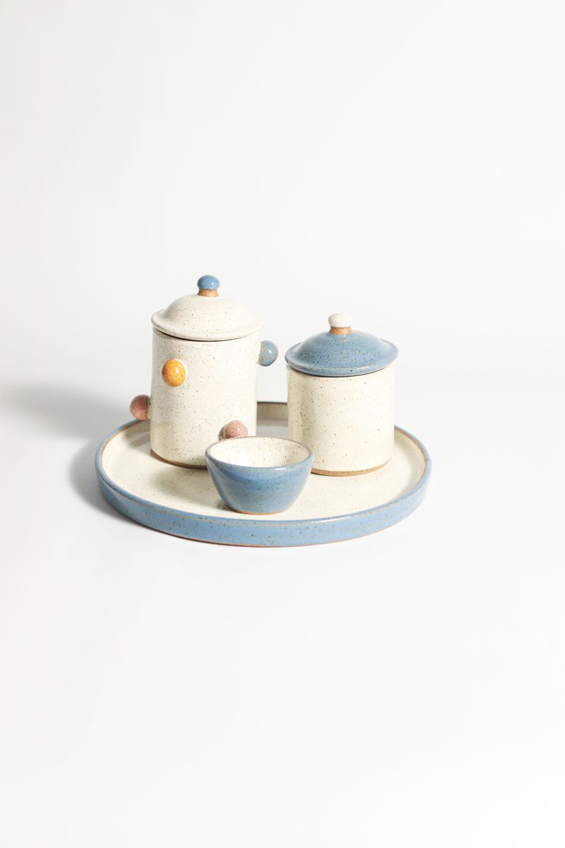Kit Higiene Dot - Azul Céu