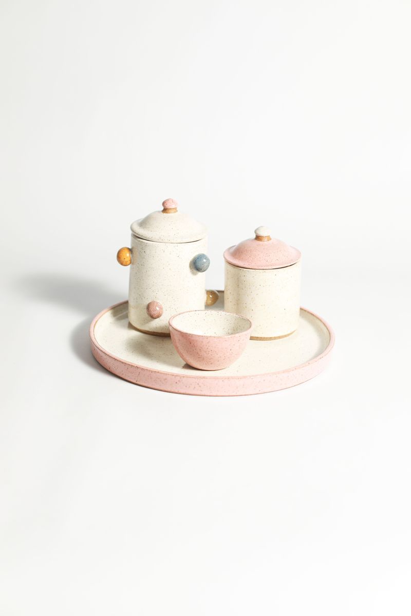Kit Higiene Dot - Rosa Chá