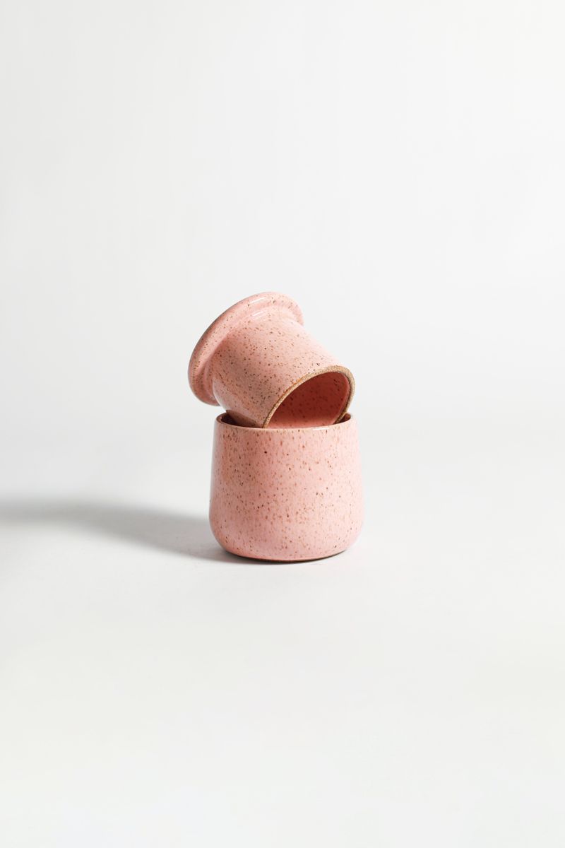 Manteigueira Francesa Basic - Rosa Chá