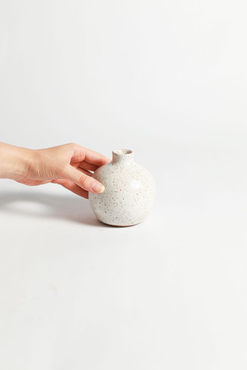 Vaso Petit Runa - Branco Acetinado
