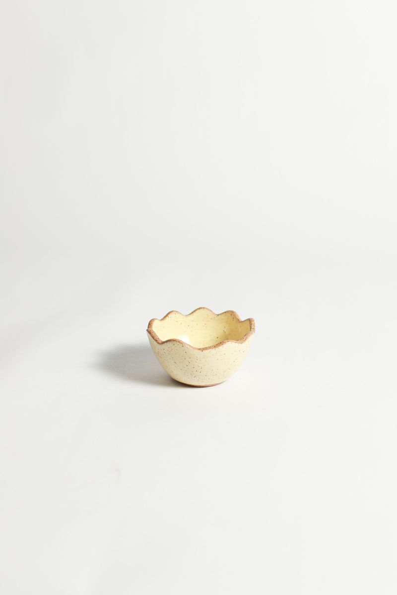 Mini Bowl Flora - Amarelo Manteiga 
