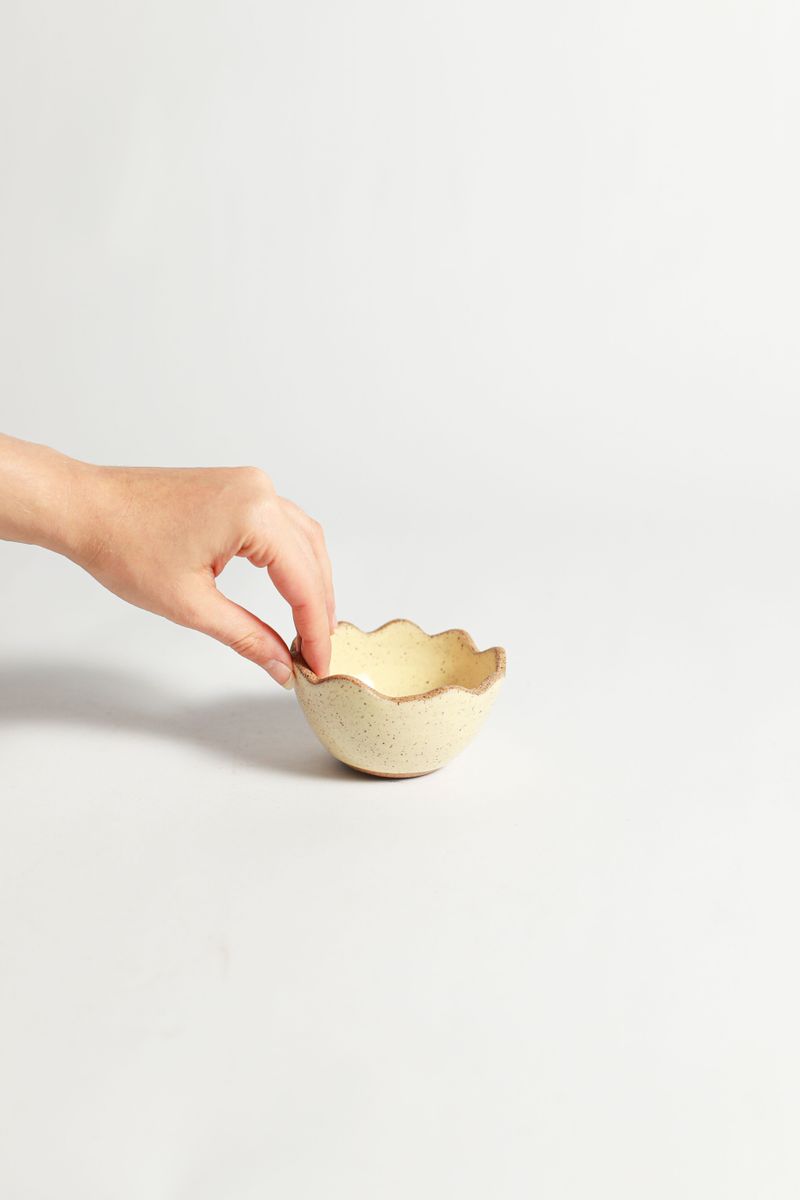 Mini Bowl Flora - Amarelo Manteiga 
