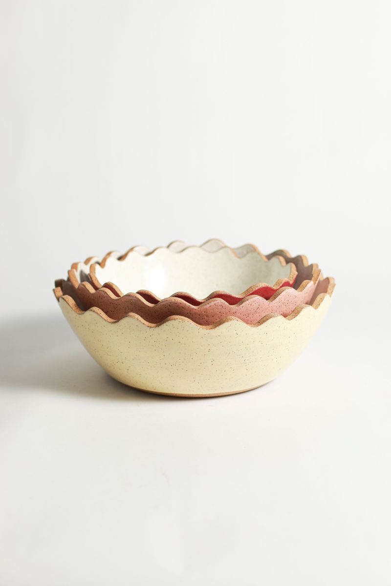 Bowl Flora - 3 opões de tamanhos (20,25 e 30 cm)