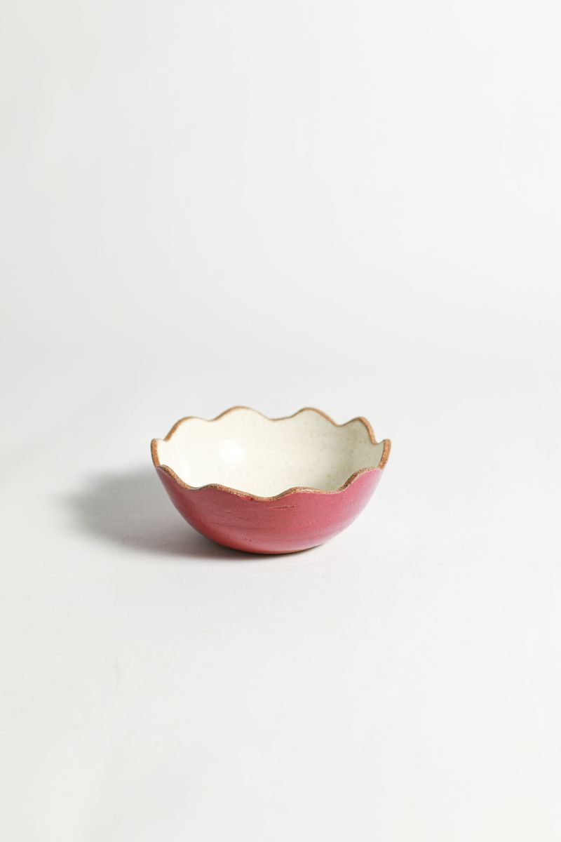 Bowl Flora 15 cm - Pitaya e Branco 