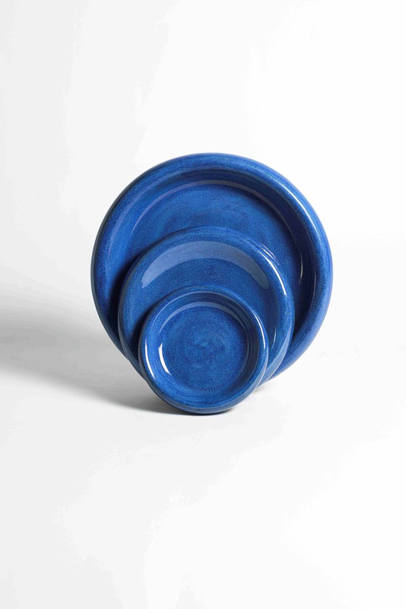 Prato Bold - Azul Blu (3 tamanhos)