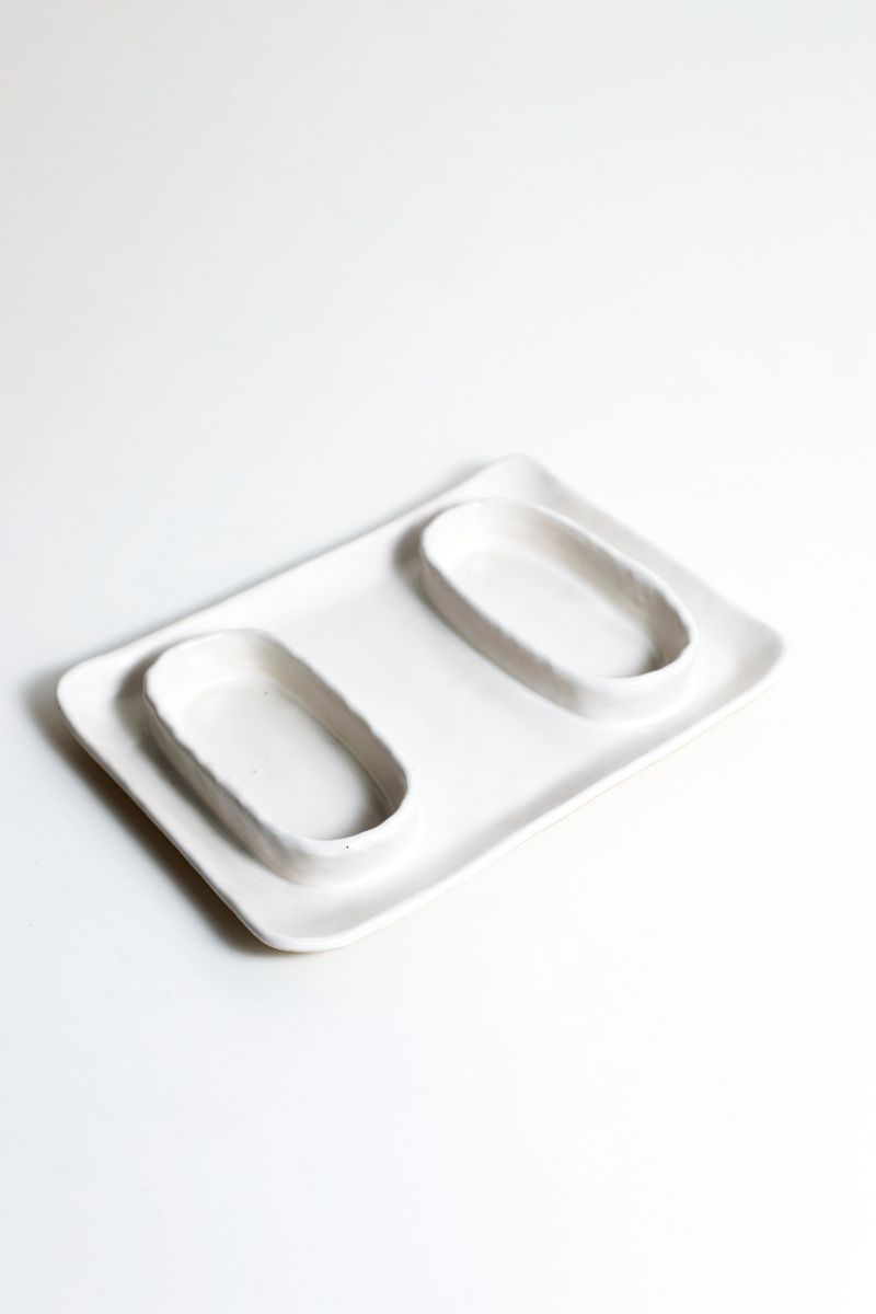 Petisqueira Duo - Branco
